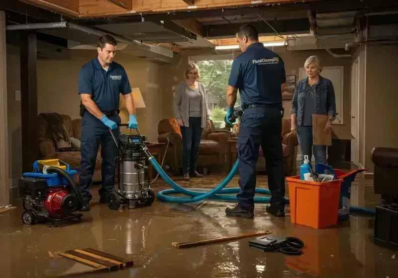 Basement Water Extraction and Removal Techniques process in Tinley Park, IL