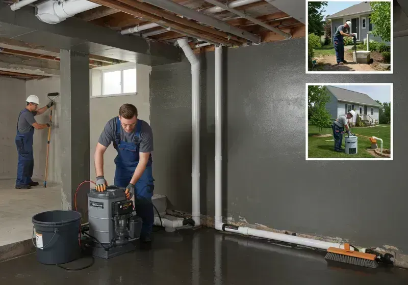 Basement Waterproofing and Flood Prevention process in Tinley Park, IL